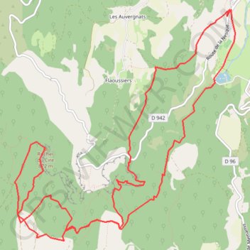 Trace GPS Baronnies - Gorges Nesques - Mont Cire, itinéraire, parcours