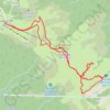 Trace GPS Crete des Plagnes col de Claran, itinéraire, parcours