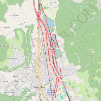 Trace GPS Boucle les Lacs des Ilettes, itinéraire, parcours
