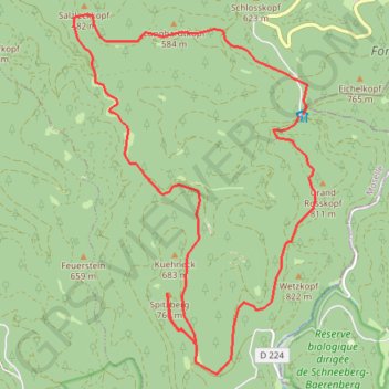 Trace GPS Spiztberg, itinéraire, parcours