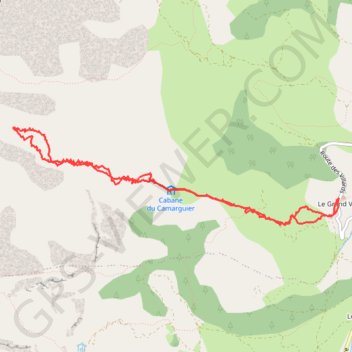 Trace GPS Crête de l'Etoile, itinéraire, parcours