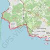 Trace GPS De Bandol à Saint Cyr par le sentier des douaniers, itinéraire, parcours