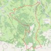 Trace GPS Auzits-Escandolières-Bournazel, itinéraire, parcours