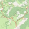 Trace GPS Roubion - Saint Sauveur par le Lauvet d'Ilonse, itinéraire, parcours