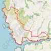 Trace GPS De l'Aber Ildut à Melon, itinéraire, parcours