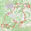 Trace GPS Rando découverte Malemort-du-Comtat - Blauvac, itinéraire, parcours