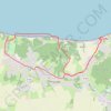 Trace GPS Pourville-sur-Mer, itinéraire, parcours
