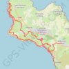 Trace GPS La Demi Barjo - Vauville, itinéraire, parcours