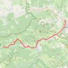 Trace GPS Chemin du Piemont de Saint Lizier à Saint Lary, itinéraire, parcours