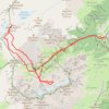 Trace GPS Buet col glacier d'Anneuley, itinéraire, parcours