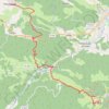 Trace GPS Etape2 Roquefixade - Montségur, itinéraire, parcours