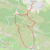 Trace GPS Aureille à Eygualières, itinéraire, parcours