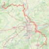 Trace GPS GR36 De Mont-Saint-Jean à Saint Mars-d'Outillé (Sarthe), itinéraire, parcours