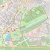 Trace GPS Balade parc de Fontainebleau, itinéraire, parcours