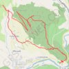 Trace GPS RIVIERE - PEYRELADE - PIEDESTAL, itinéraire, parcours