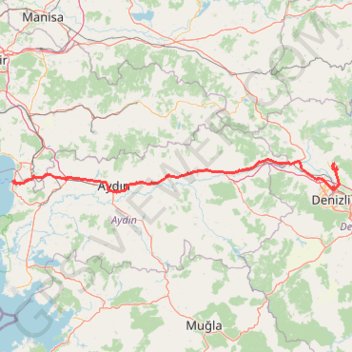 Trace GPS Turquie - Jour 3, itinéraire, parcours