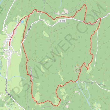 Trace GPS Tour des Belvèdères, itinéraire, parcours