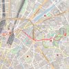 Trace GPS Sortie des Buttes Chaumont, itinéraire, parcours