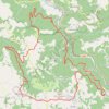 Trace GPS Golinhac - Vallée du Lot - Entraygues, itinéraire, parcours