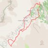 Trace GPS Randonnée du Clapet dans le Queyras, itinéraire, parcours