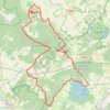 Trace GPS Lac de Madine et Côtes de Meuse - Saint-Maurice-sous-les-Côtes, itinéraire, parcours