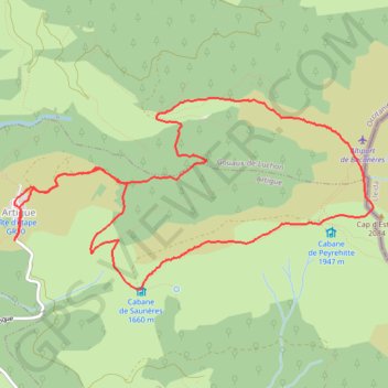 Trace GPS Plan de Montmajou, itinéraire, parcours