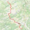 Trace GPS GR20 De Calenzana à Vizzavona en Corse, itinéraire, parcours
