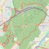 Trace GPS G3 29 km et 205 m Exploration du Parc forestier de la Charmille, retour par la Croix Pucelle, itinéraire, parcours