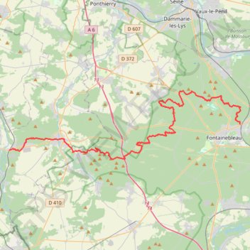Trace GPS Trance GPX de la Trans'Bleusarde, itinéraire, parcours