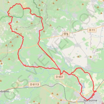 Trace GPS Vialanove, itinéraire, parcours