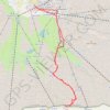 Trace GPS Val Thorens - Col de la Montee du fond, itinéraire, parcours