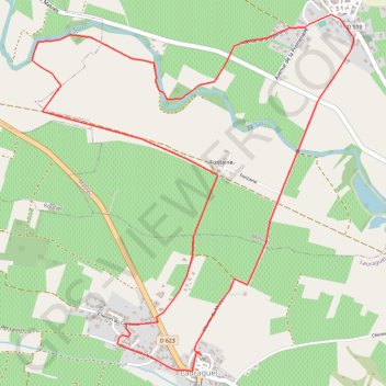 Trace GPS Lauraguel-Malviès-8,5km, itinéraire, parcours