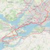 Trace GPS Salaberry-de-Valleyfield - Montréal, itinéraire, parcours