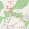 Trace GPS Faucon-de-Barcelonnette - Bouzoulières, itinéraire, parcours