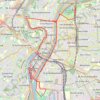 Trace GPS Un tour de Lyon, itinéraire, parcours