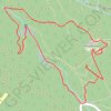 Trace GPS Sur les pentes Sud du Hartmannswillerkopf, itinéraire, parcours