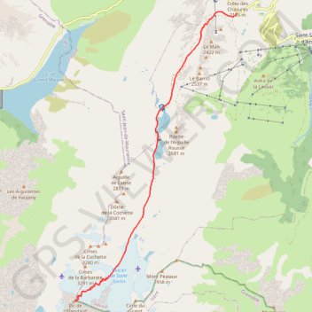 Trace GPS Pic de l'Etendard, itinéraire, parcours