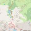Trace GPS Pic des Crabioules et sentier des Mineurs depuis le refuge de Portillon, itinéraire, parcours