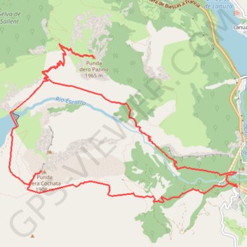 Trace GPS Pacino-Cochata, itinéraire, parcours