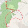 Trace GPS Lac et combe d'Armancette, itinéraire, parcours