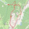 Trace GPS Chartreuse - Tour de la dent de Crolles par les sangles, itinéraire, parcours