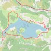 Trace GPS Tour du Lac du Salagou, itinéraire, parcours