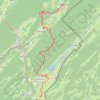Trace GPS GTJ de Prémanon à Chapelle-des-Bois (variante), itinéraire, parcours