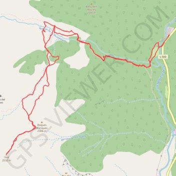 Trace GPS Pic de l'Äut, itinéraire, parcours