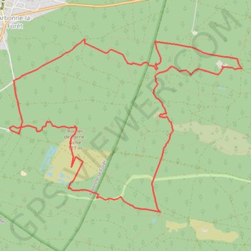 Trace GPS La Tour de la Vierge et autres points de vue depuis Arbonne-la-Forêt, itinéraire, parcours