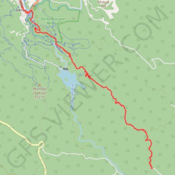 Trace GPS Weldborough - Derby, itinéraire, parcours