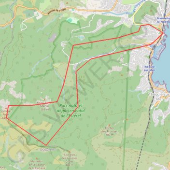 Trace GPS TBA 14, itinéraire, parcours