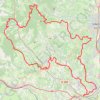 Trace GPS Tour des Pierres Dorées 100Km, itinéraire, parcours