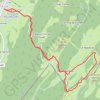 Trace GPS La Pesse Combe aux lions Crêt du Merle, itinéraire, parcours