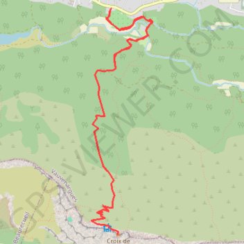 Trace GPS Croix de Provence par Venturier, itinéraire, parcours